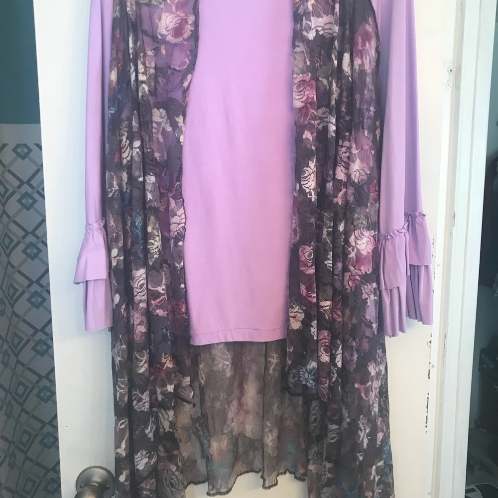 Floral cardigan